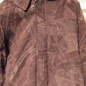 Leather Works Leather Bomber Jacket